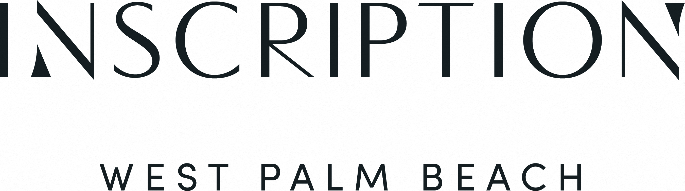 the logo for west palm beach in black text on a white